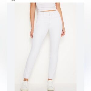 Good American White Good Legs Crop Skinny Jeans | Size 31